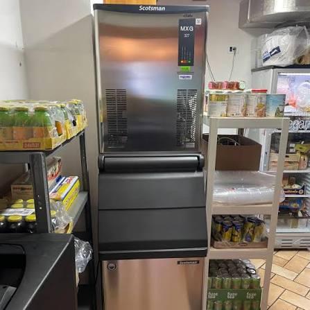 Scotsman-style modular light commercial ice machine, the type Uinta Ice Co. services.